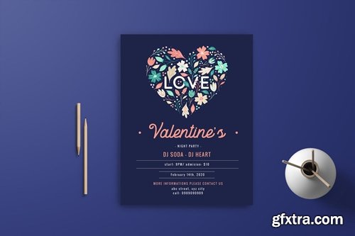 Valentine Flyer Template 6