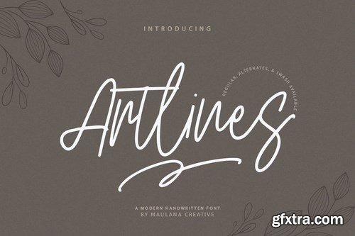 Artlines - Modern Handwritten Font