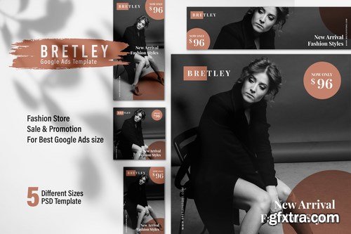 BRETLEY Fashion Store Google Ads Web Banner