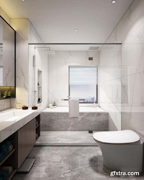 Modern Style Bathroom 79