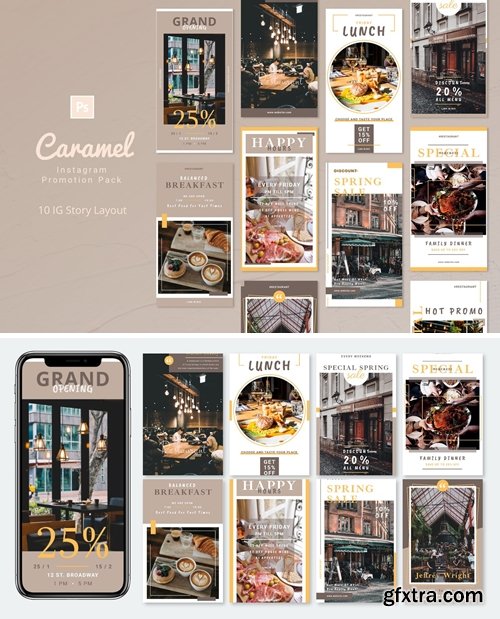 Caramel - Instagram Story Pack