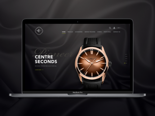 Luxury Watches Landing page