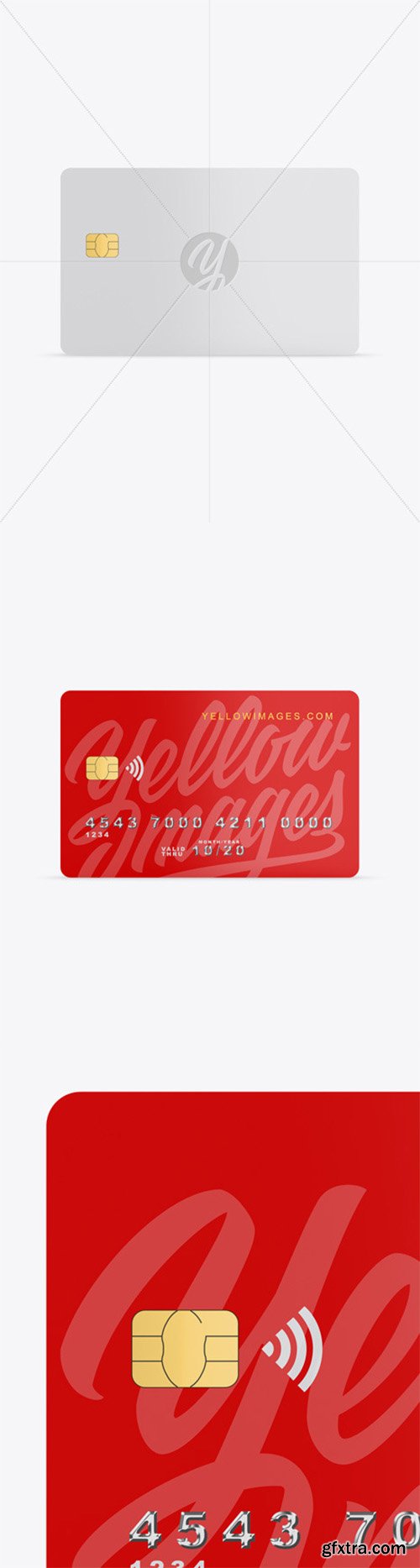 Matte Credit Card Mockup 52586