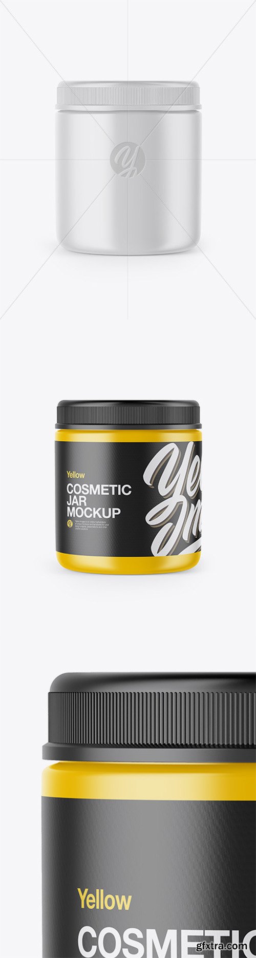 Matte Cosmetic Jar Mockup 52712