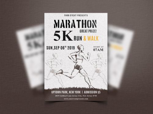 Marathon Event Flyer Template-07