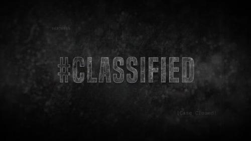 Videohive - Crime Title Sequence / Credits - Classified Detective - 20803530
