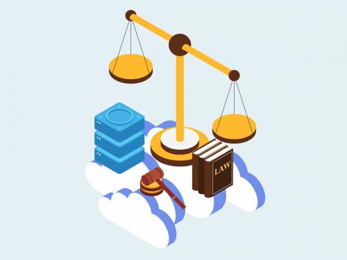 Meet Industry Laws and Regulations Technology Isometric Illustration