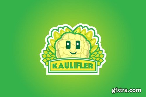 cauliflower - Mascot Logo