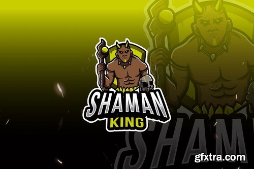 Shaman King Esport Logo Template