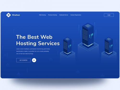 MiraHost // Web Hosting UI Explore
