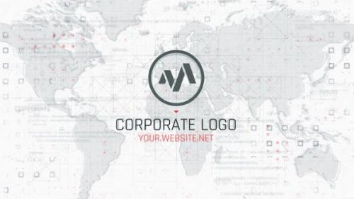 Videohive - Corporate Map Logo - 25517368