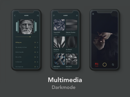 Multimedia Darkmode 1 - animation