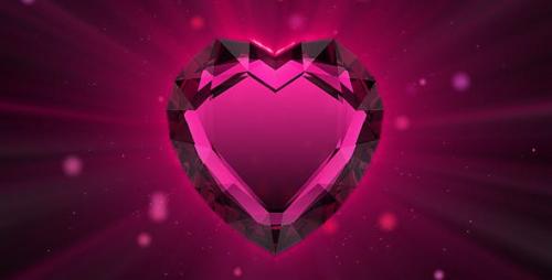 Videohive - Valentine`s ruby heart - 86216