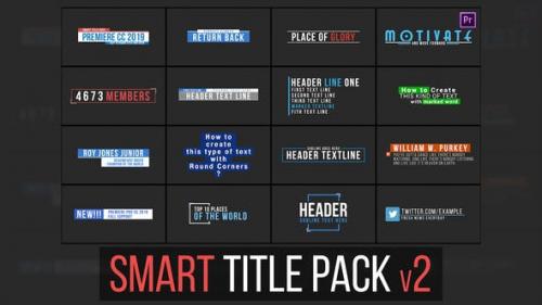 Videohive - Smart Title Pack v2 - 22986340