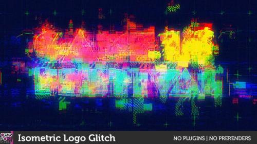 Videohive - Isometric Logo Glitch - 18080686