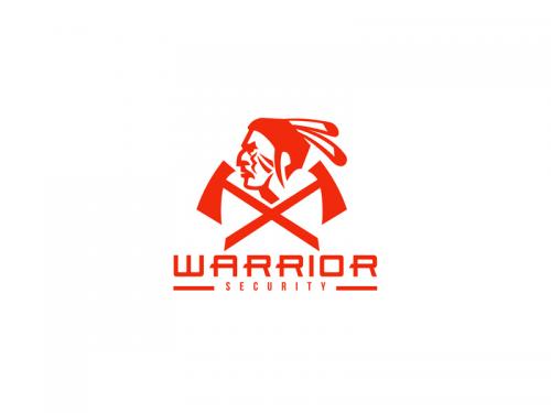 Native American Warrior Security Mascot