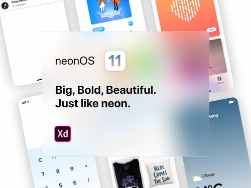 Neon (Mobile UI Kit)