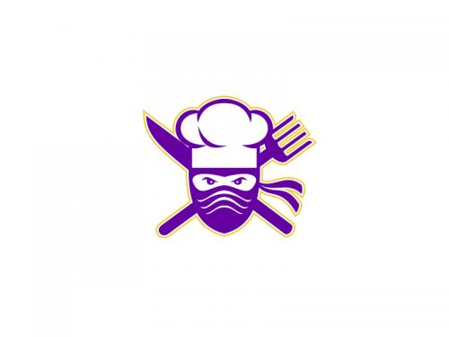 Ninja Chef Crossed Knife Fork Icon