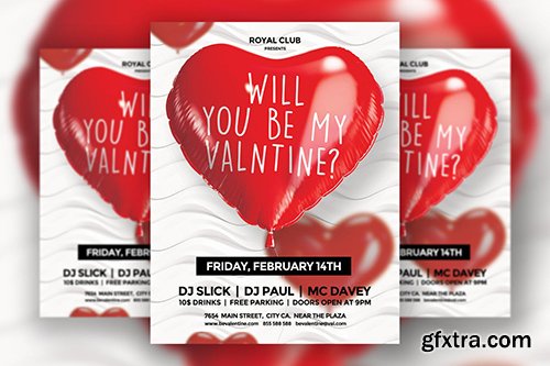 Valentines Day Flyer Template Vol.1