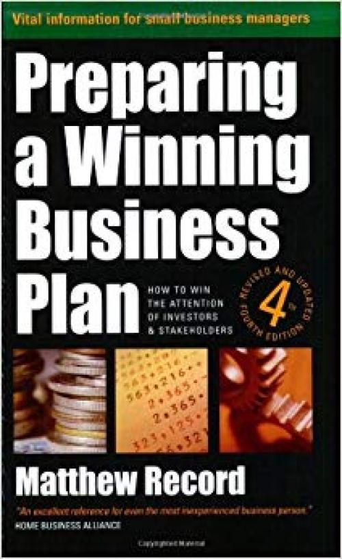Preparing a Winning Business Plan