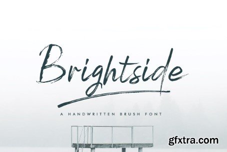CM Brightside Brush Font & Extras 3910052