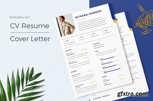 Betrand - CV Resume Template