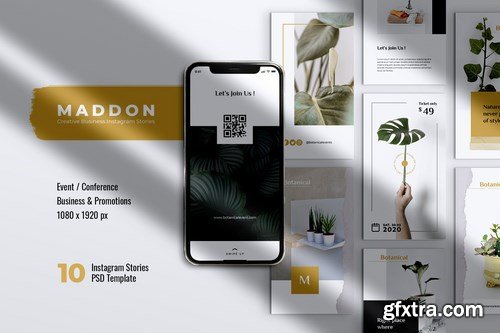MADDON Botanical Business Instagram Stories