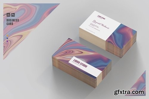 Business Card - Pop Cream Liquid