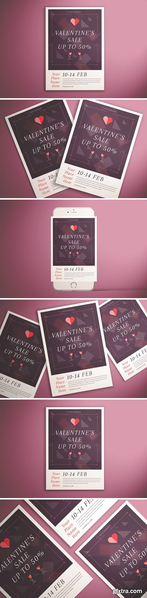 Valentine\'s Day Sale Flyer Vol. 02