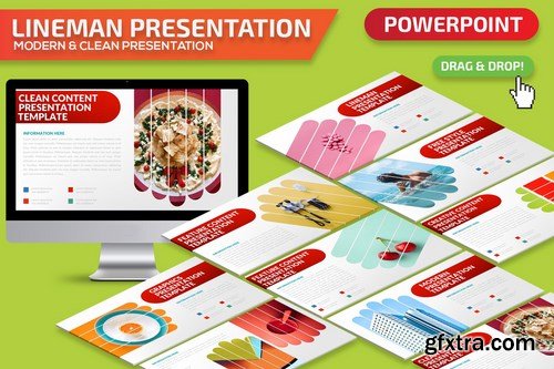 Lineman Powerpoint Google Slides and Keynote Templates