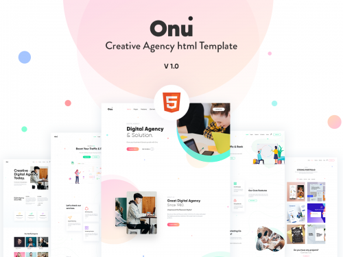 Onu - Digital Agency & SEO html Template