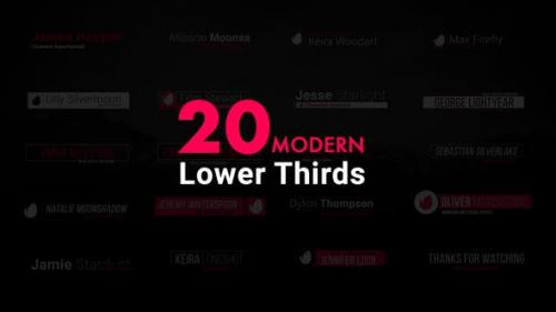 Videohive - Modern Lower Thirds - 21023577