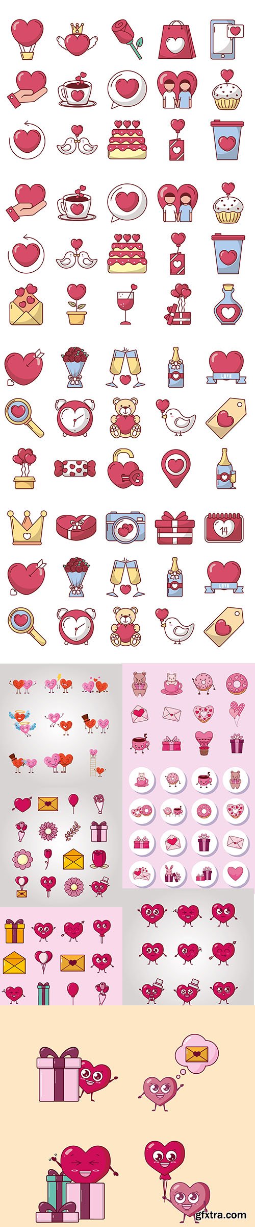 Bundle of Valentines Day Icons