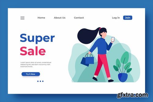 Landing Page Illustrations Pack