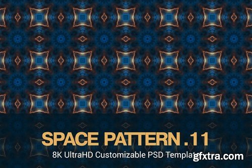 8K UltraHD Seamless Space Pattern Backgrounds Pack