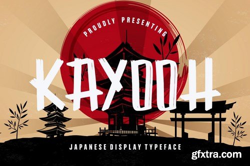 Kayooh Japanese Display Typeface