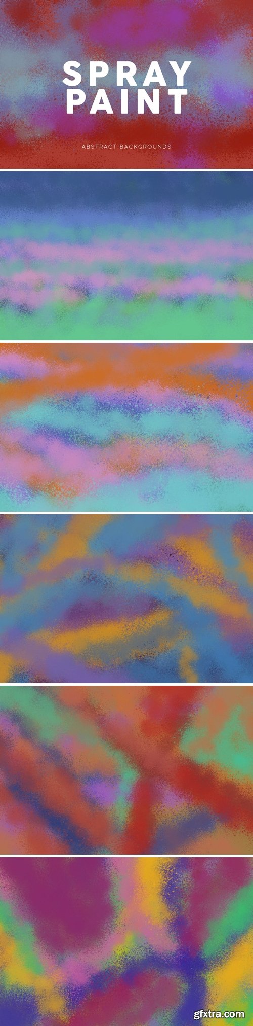 Spray Paint Colorful Backgrounds