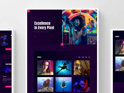 Photography Agency Website Template