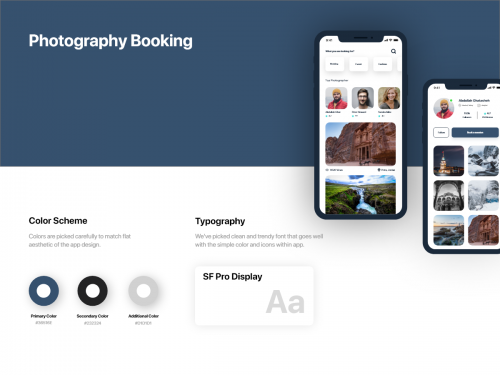 Photography Booking Concept