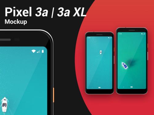 Pixel 3a/3a XL Mockup
