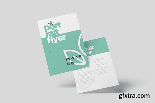 A5 Portrait One-page Event Flyer Mockups
