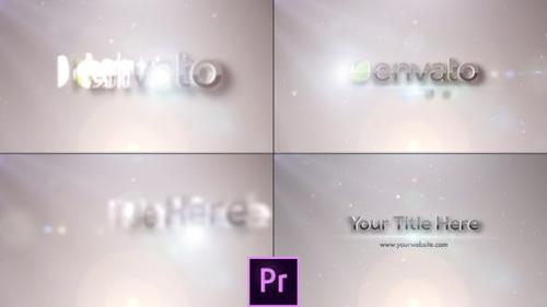Videohive - Flares Logo Reveal - Premiere Pro - 25573958