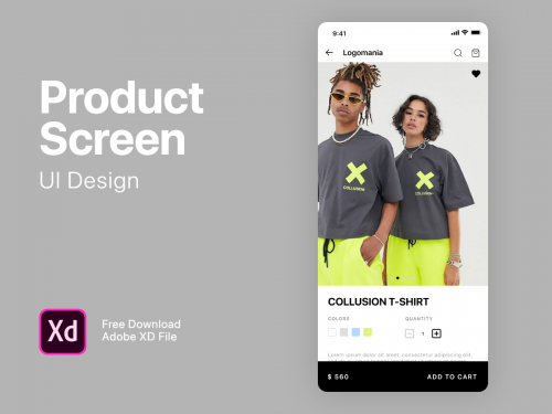 Product Detail Screen UI Design for E-Commerce Mobile App