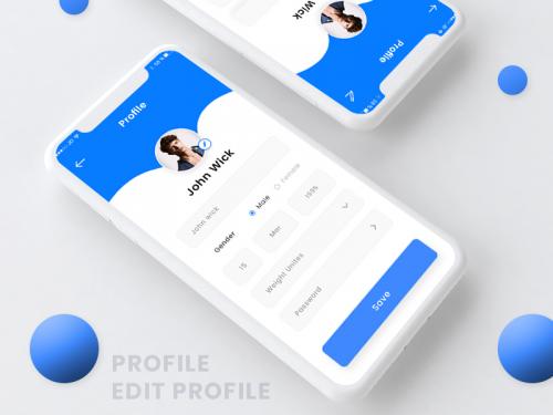 Profile & Edit Profile Screen Design