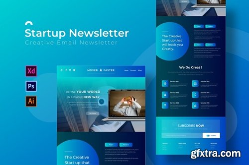 Startup | Newsletter Template