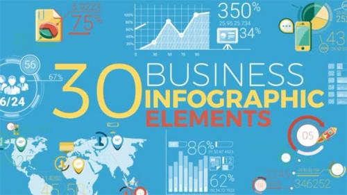Videohive - 30 Business Infographic Elements - 19499622