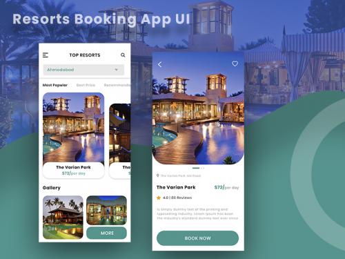 Resorts Booking App UI