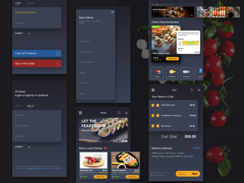 Restaurant App Concept
