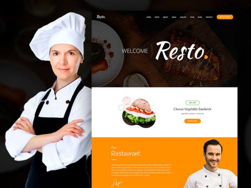 Resto | Restaurant PSD Template