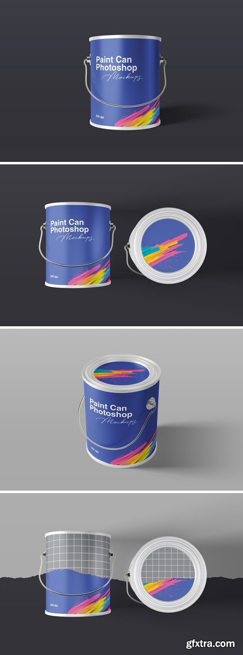 Paint Can Mockups